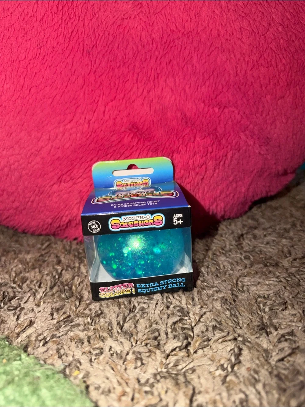 Morph-O Squashers Extra Strong Squishy Ball - Glitter - 1 Random Color Fidget